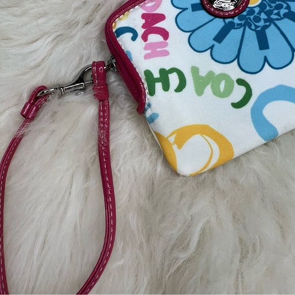 Colorful Floral Coach Wallet/Wristlet - Picture 3 of 10
